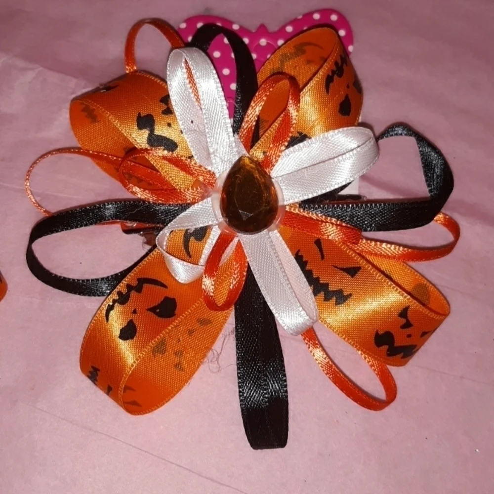 𝅺5pc Hairbow set (Halloween)